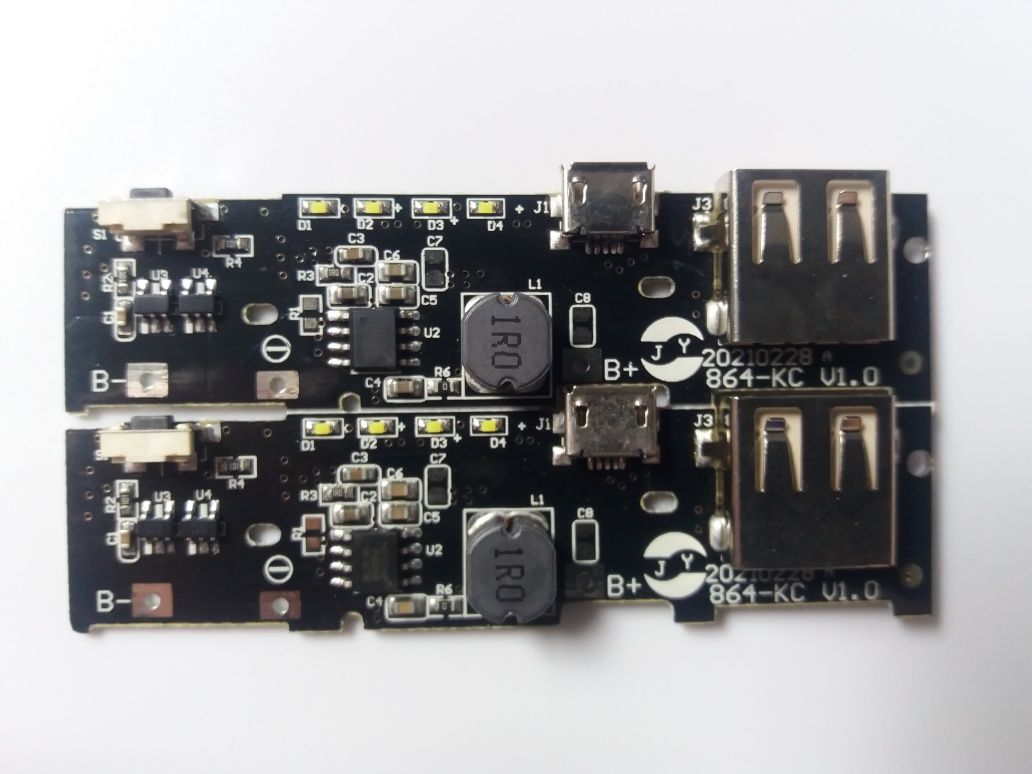 Модуль контролю, плата Power Bank 864-KC micro USB 5V, 2.1Ah