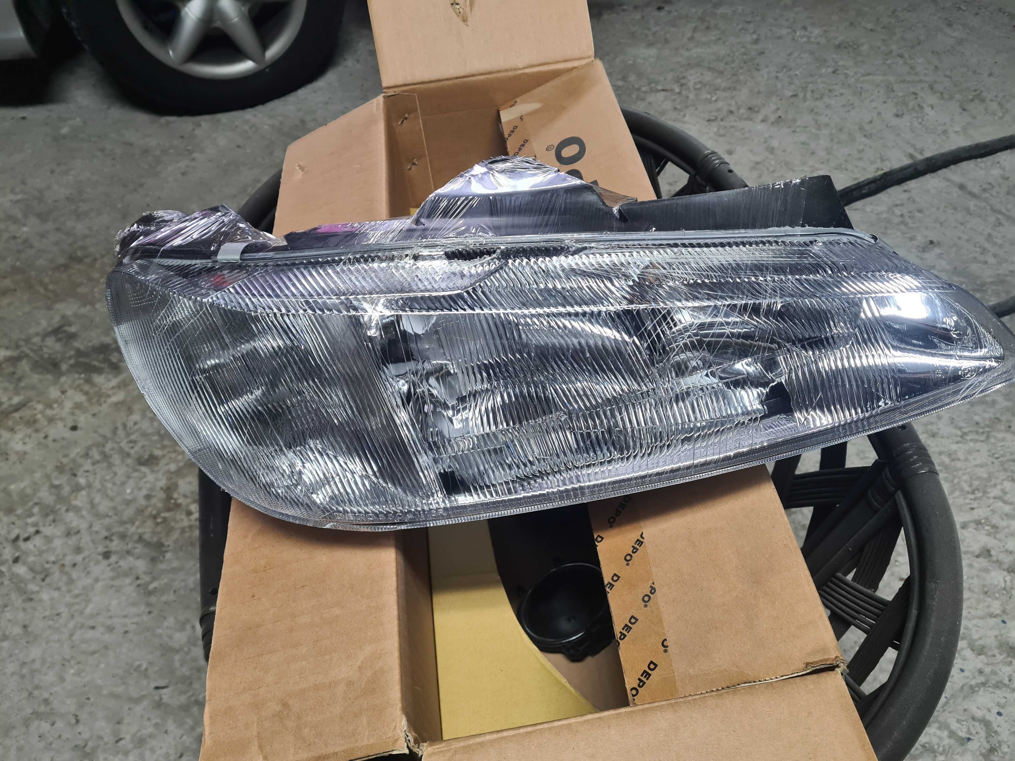 DEPO Nowe reflektory lampy przód Peugeot 406 komplet