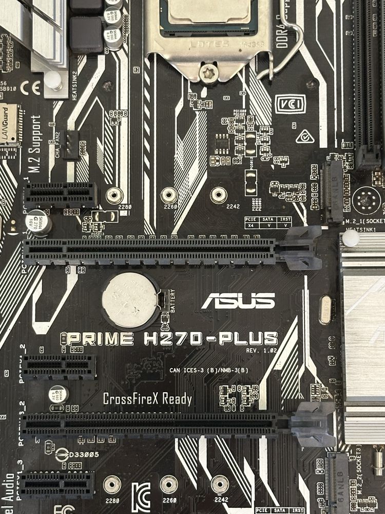 Материнстка плата 1151 asus prime H270-Plus