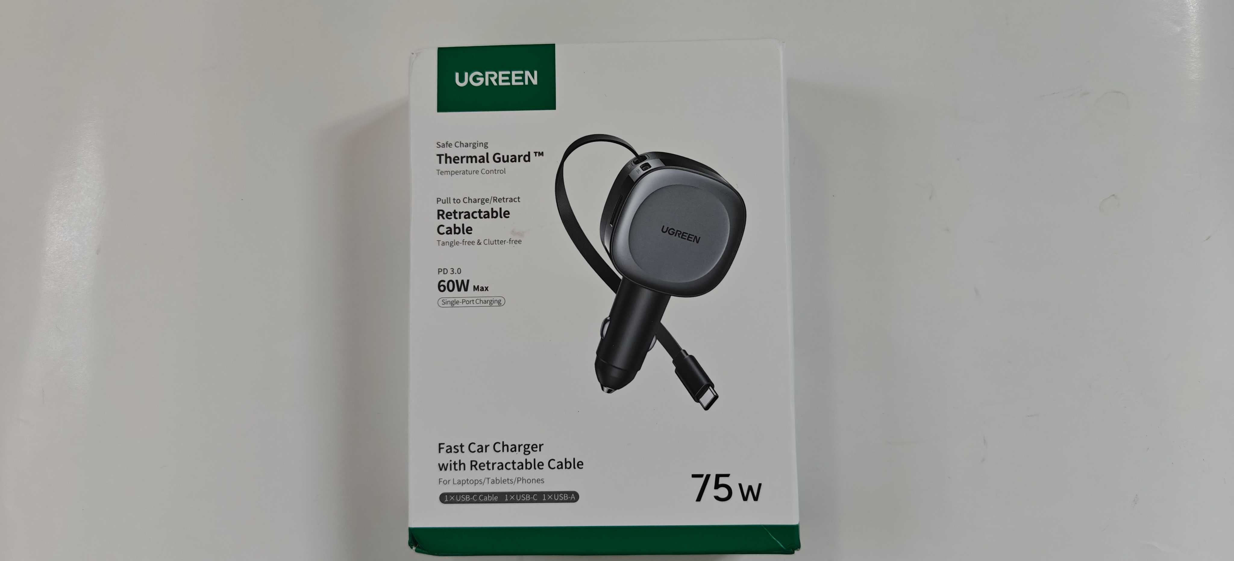 Зарядка для смартфона Ugreen 65w 75w