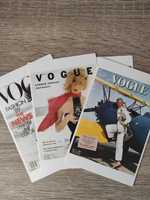 Modowe pocztówki okładki Vogue vintage dla kolekcjonera