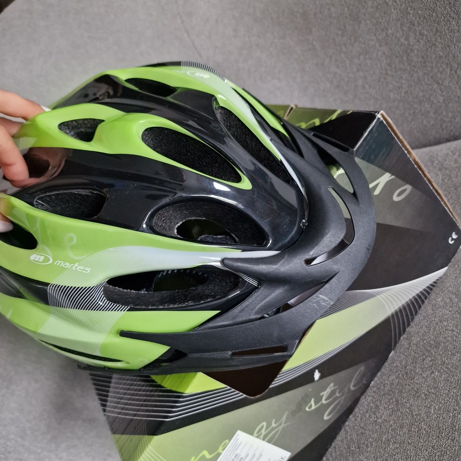 NOWY kask rowerowy regulowany Martes L 58-61 cm