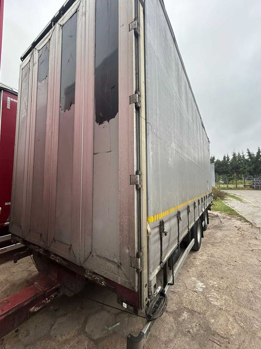 zestaw tandem 120m3 przejazdowy Mercedes Actros 2545 2 X 7,7 m STAN bd