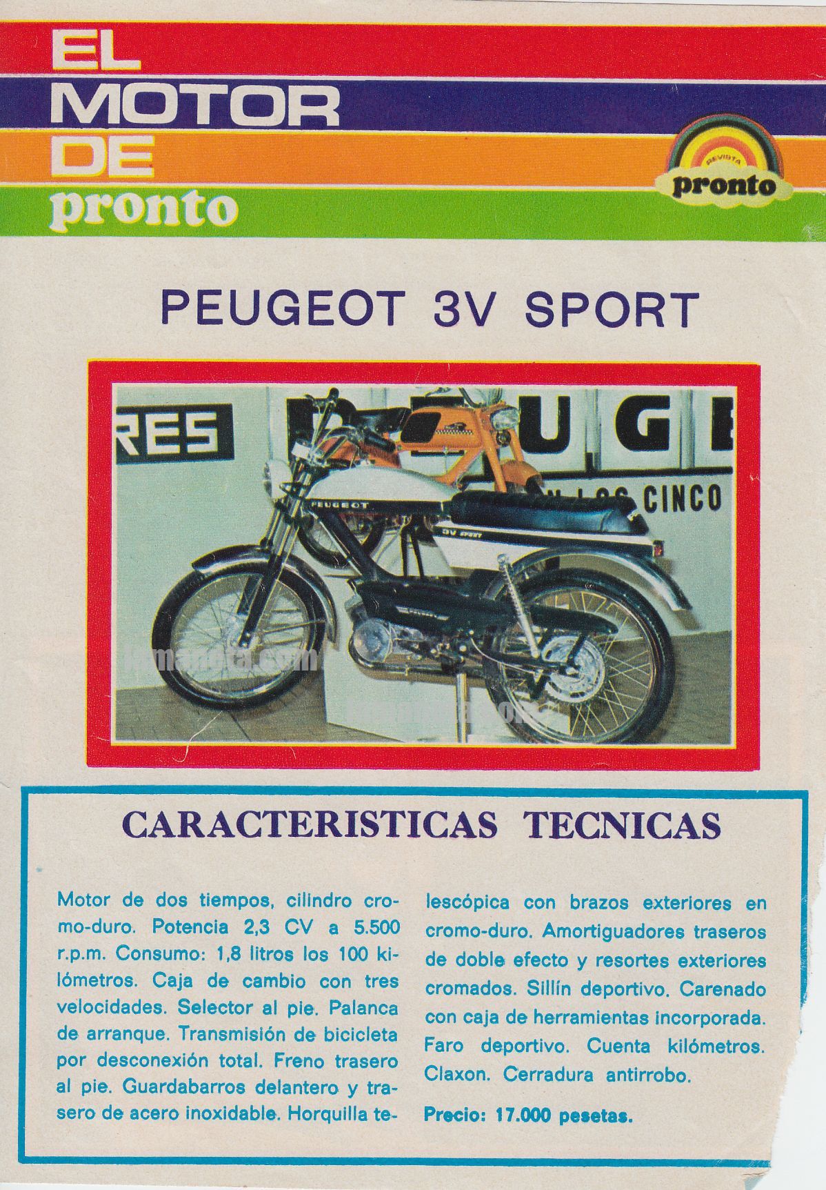 Peugeot 3V Sport