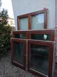 Sprzedam okna z drewna mahoniowego