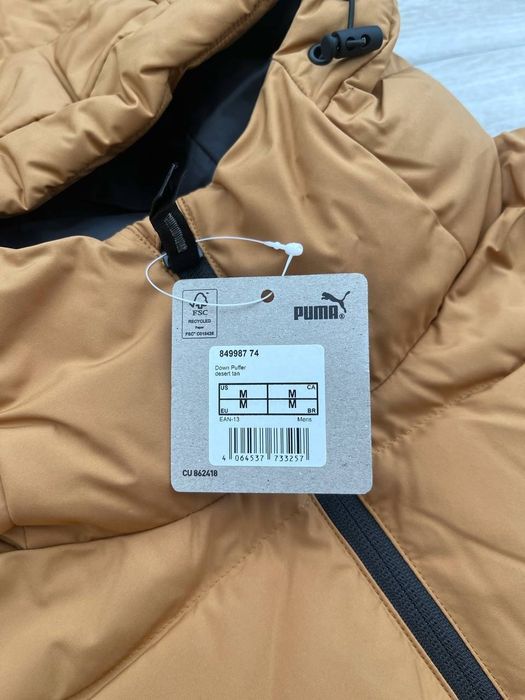 США Зимові чоловічі пуховики Puma Down Puffer 849987-74 Оригінал М-XL