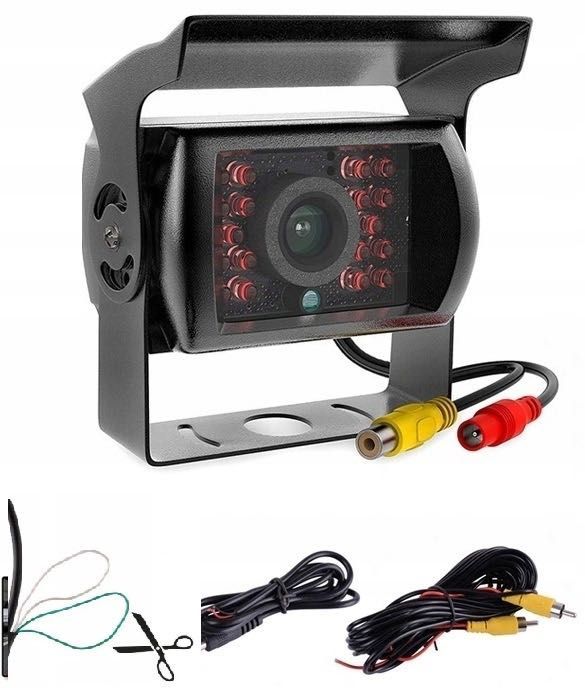 Zestaw Monitorowania 7 z Pilotem i 2 Uchwytem oraz Kamerą Cofania IR