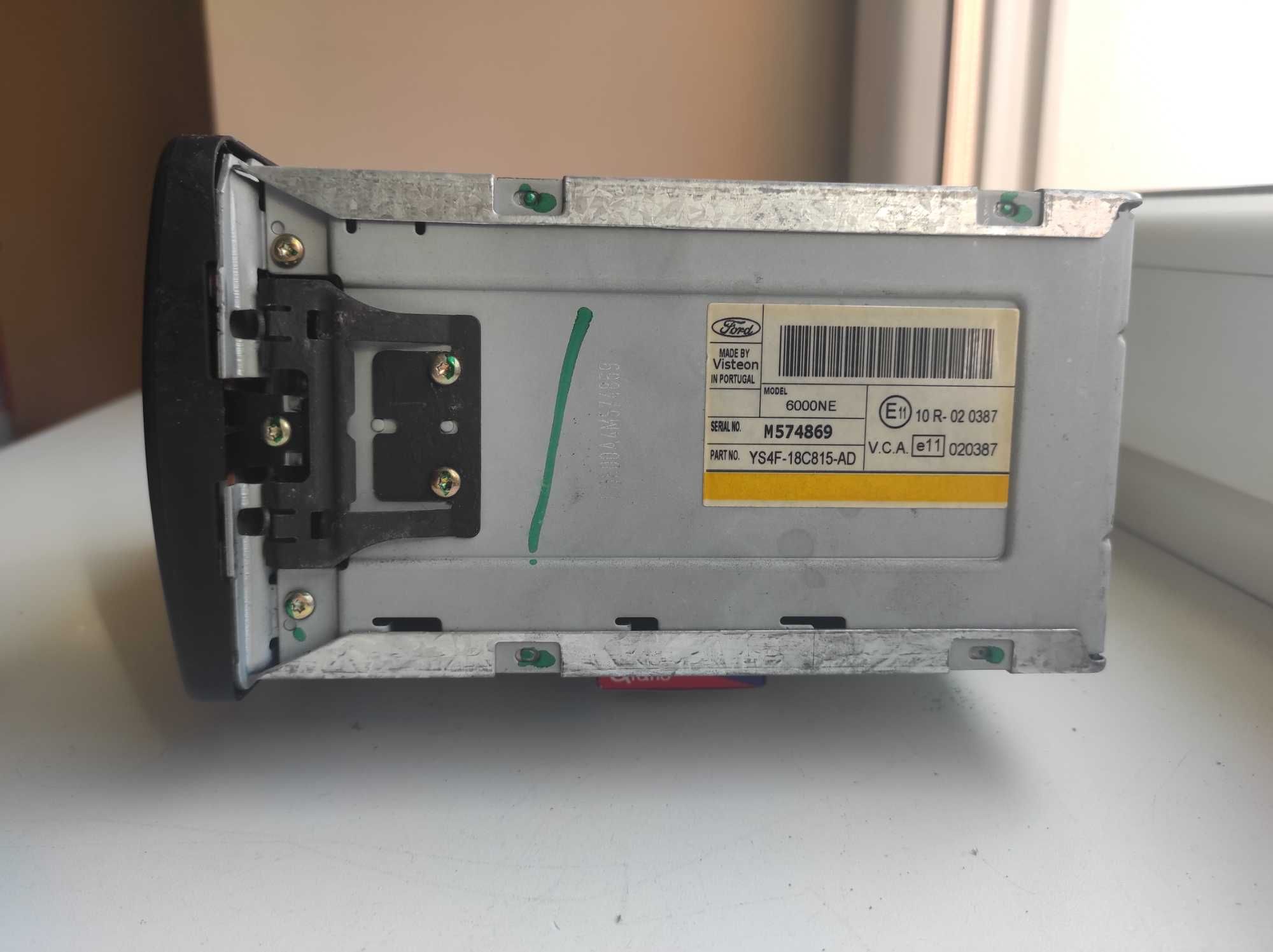 Radio samochodowe CD Ford Focus Mondeo Model 6000 odkodowane