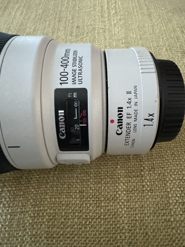 lente Canon 100-400, em estado novo