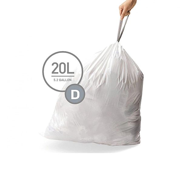 Worki na śmieci 20 szt. - rozm. D 20L / simplehuman