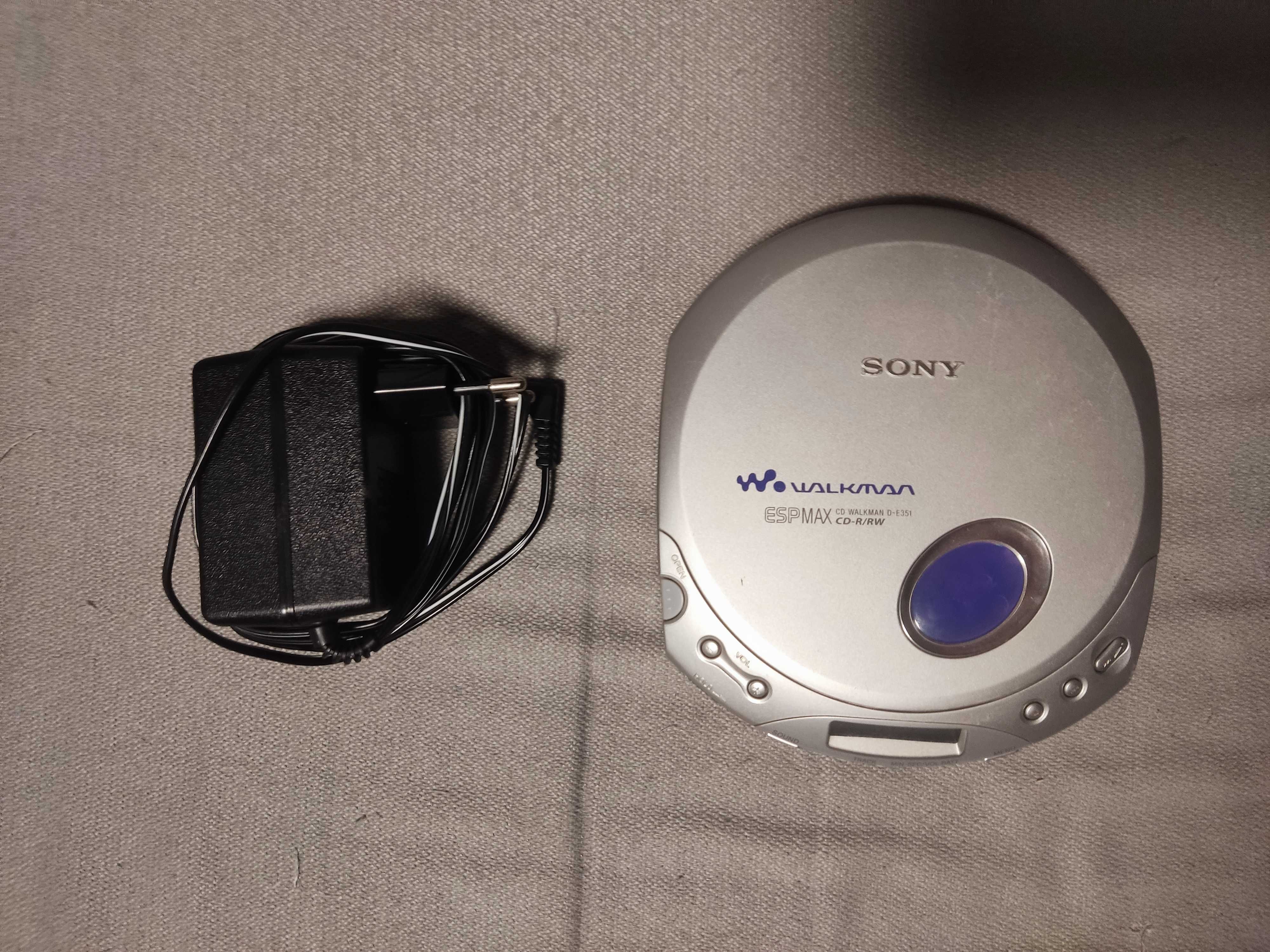 Sony D-E351 | Leitor de CD Portátil | Com Caixa, Manuais e Carregador