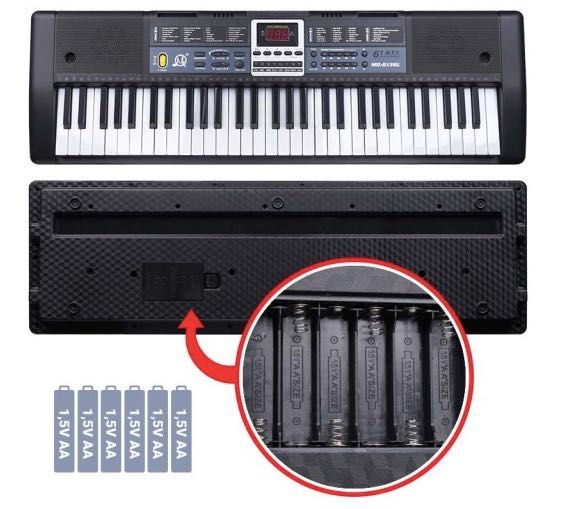 Keyboard pianino idealny do nauki 61 klawiszy ZESTAW nowy
