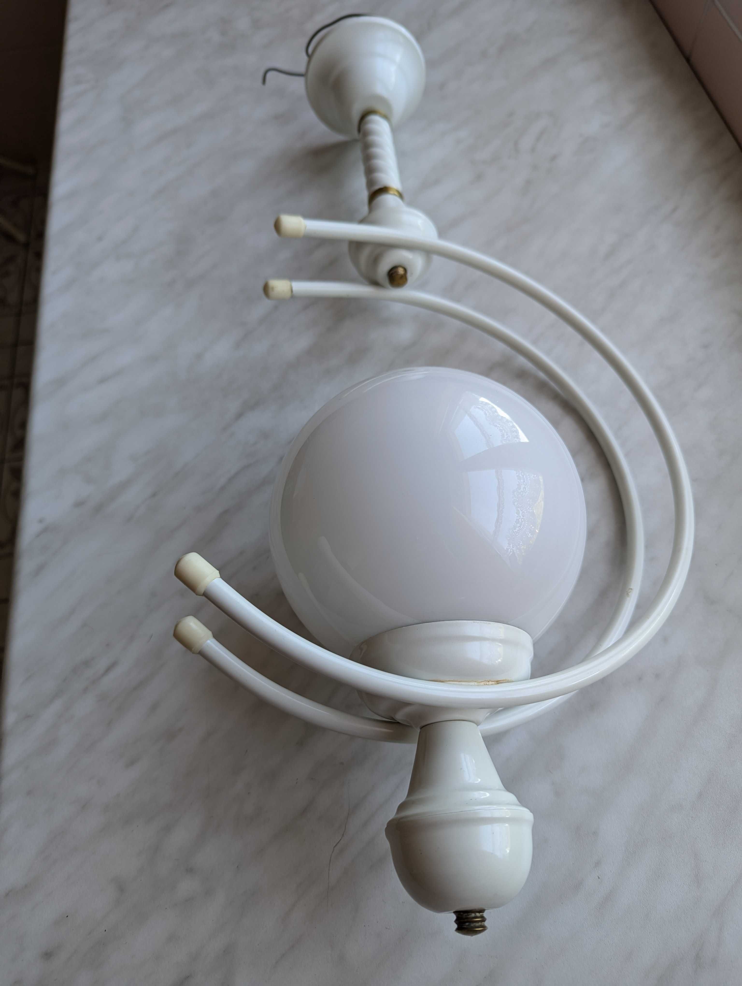 Lampa zwisająca na dużą żarówkę - klosz przeźroczysty