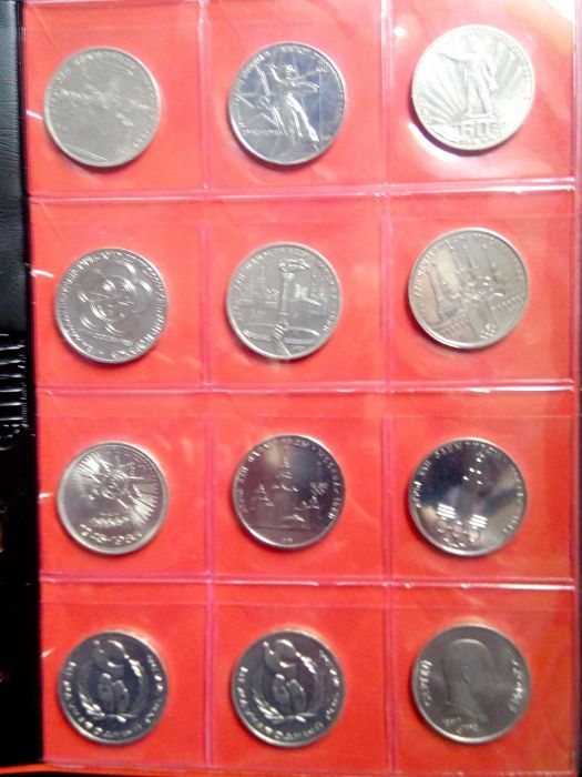 Ювілейні монети СССР 64шт