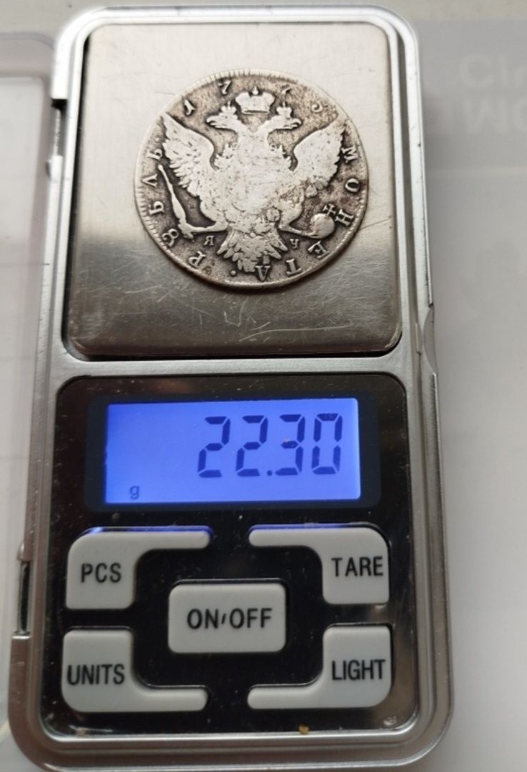 Рубль 1773,1775, 1782 г. Екатерина ll