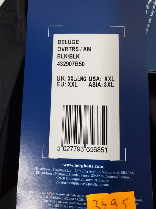 Spodnie dresowe trening Berghaus  r.XXL Nowe