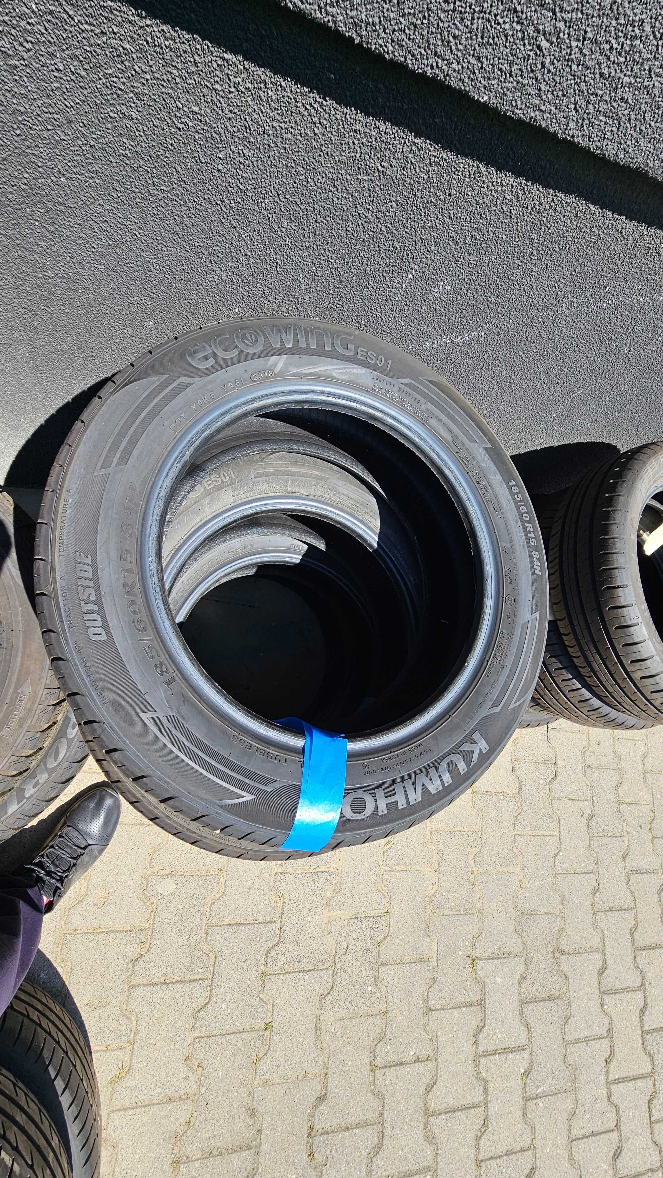 4x OPONY 185 / 60 R15H KUMHO EO1