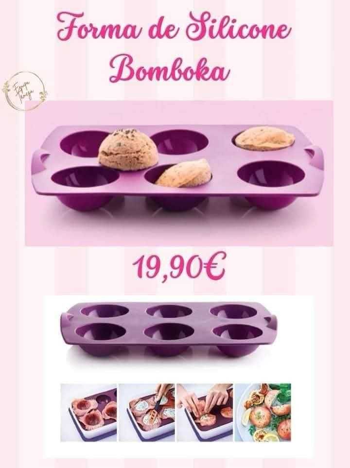 Forma de Silicone Bomboka Tupperware Novo