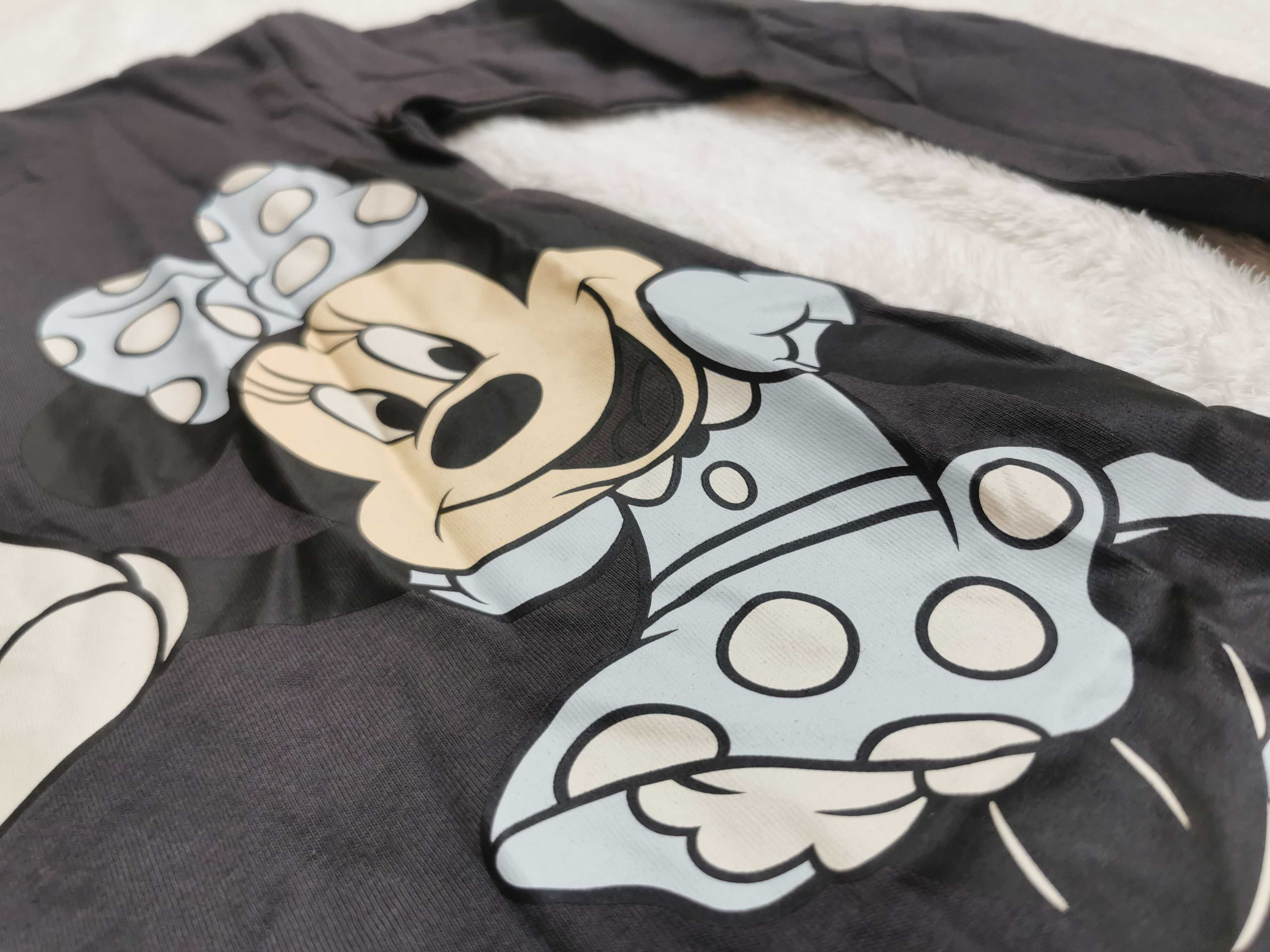 Koszulka bluzka z długim rękawem Myszka Minnie Disney urodziny 110/116