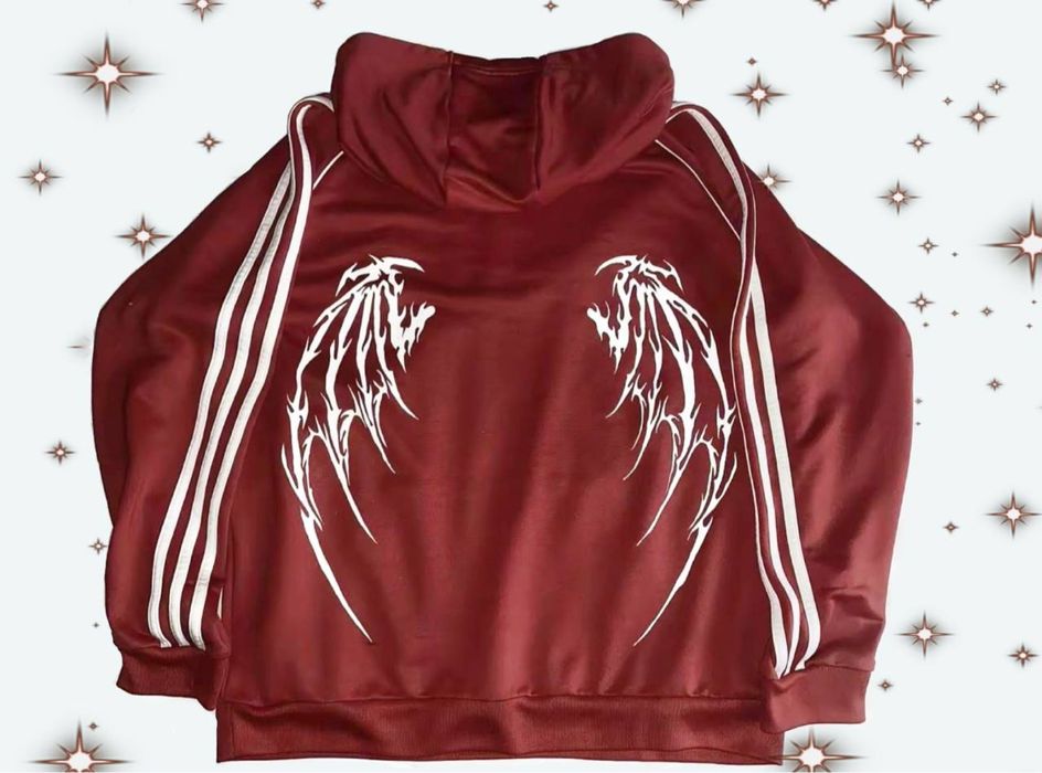 червона худі Adidas