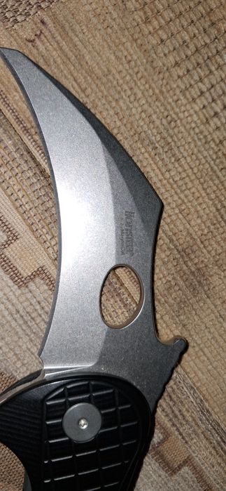 Nóż LionSTEEL Karambit Stonewashed stal MagnaCut Nowy