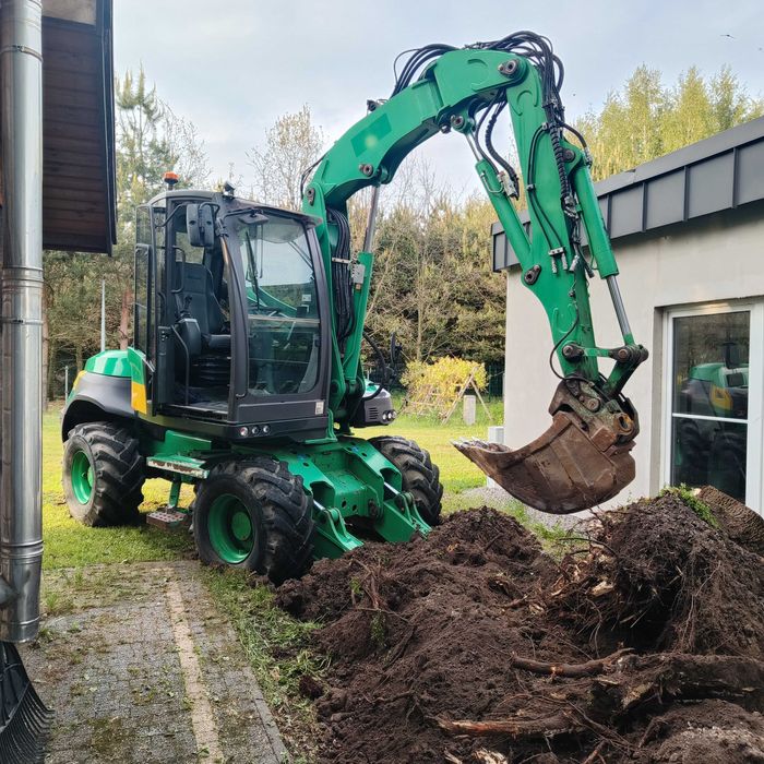 Mecalac 12 mtx ,  koparka kołowa ,  obrotowa.