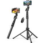 Selfie stick Ugreen LP680 ze stojakiem i pilotem Bluetooth 1.8m - czar