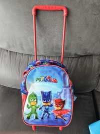 Mochila PJ Mask para criança pequena com rodas