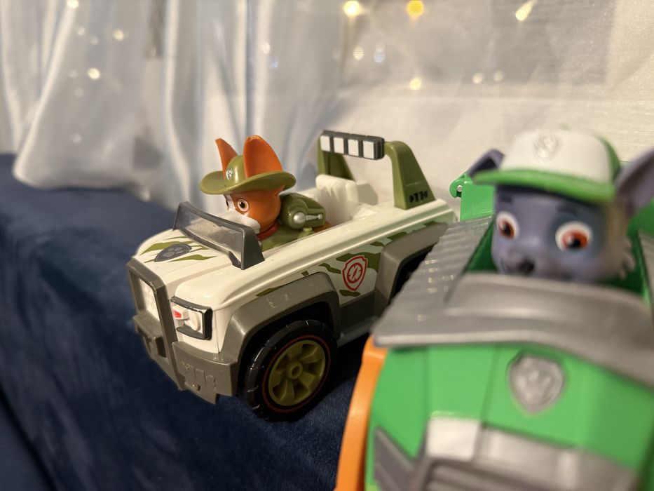 Autka psi patrol rubble rocky rex