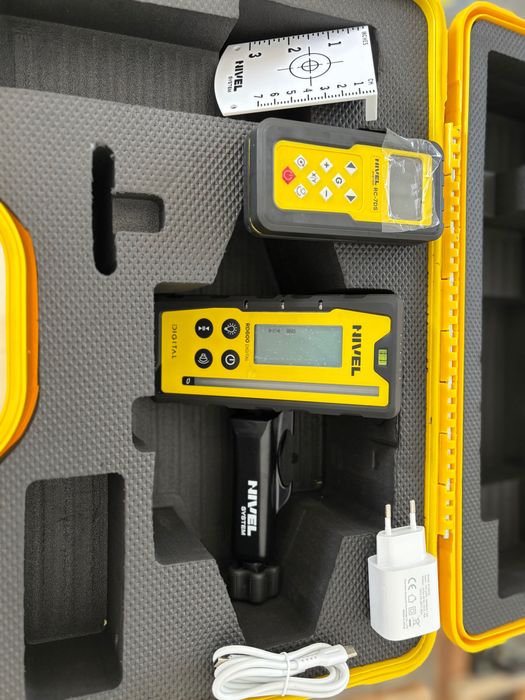 Nivel System Niwelator laserowy NL 640 R lata statyw RD 600 Nowy fv