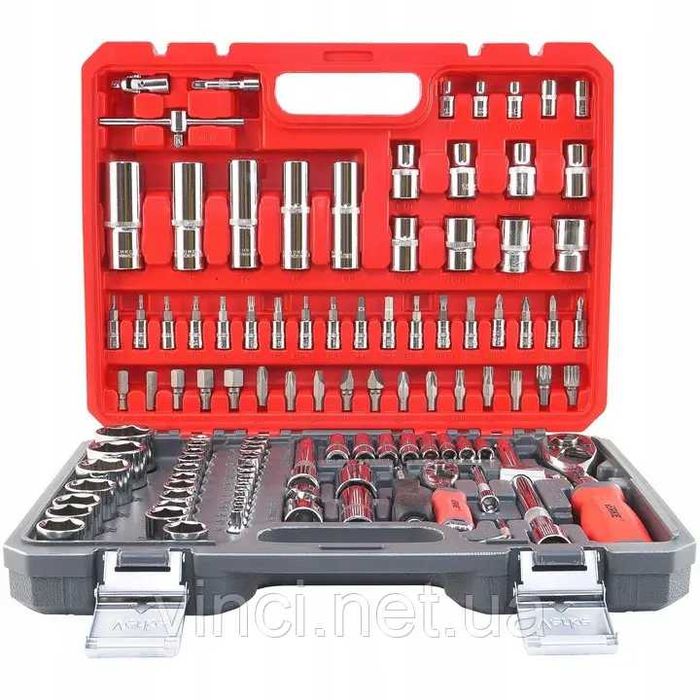 Набір головок ключів інструментів 108штук Ключі + тріщотки Інструменти