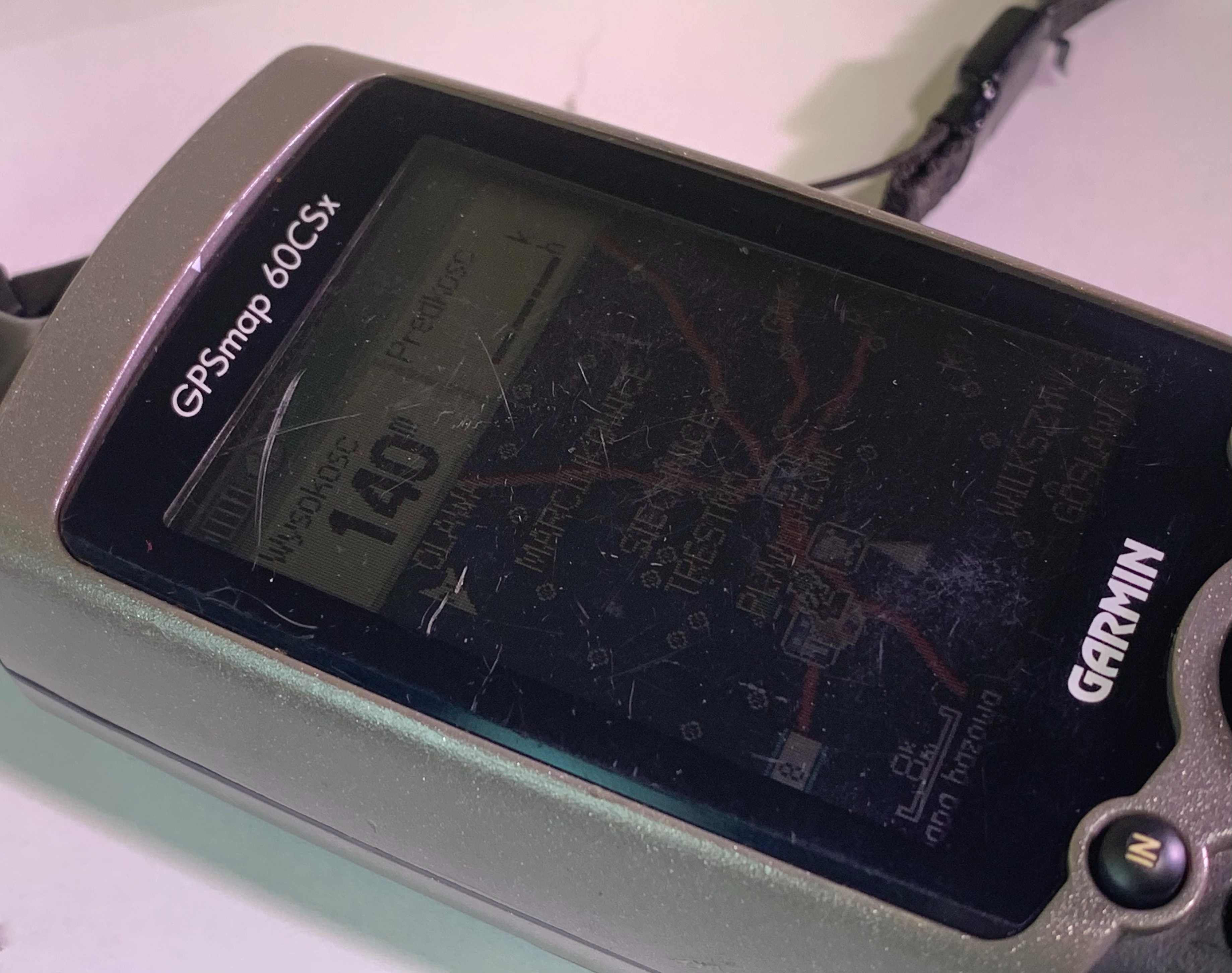 Garmin GPSmap 60CSx Nawigacja Outdoor GPS Baro Aktualne Mapy Topo EU