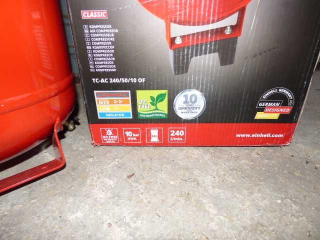 Kompresor bezolejowy 50 L