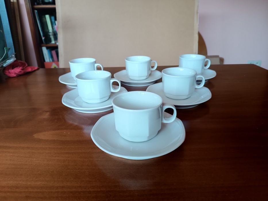 Komplet do kawy/herbaty dla 6 osób - niemiecka porcelana Schönwald