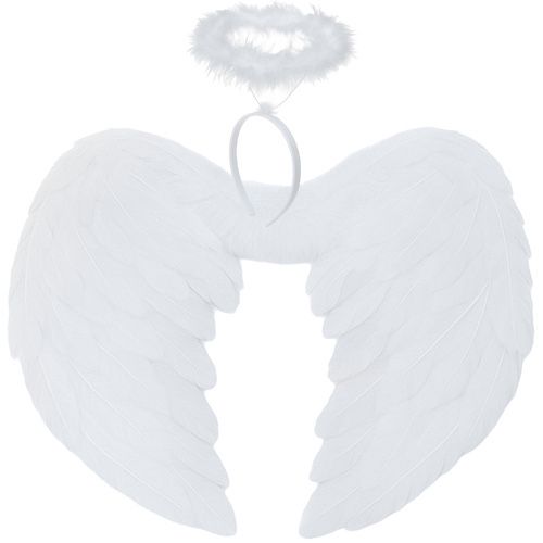 Dodatki do stroju aniołka skrzydla + aureola