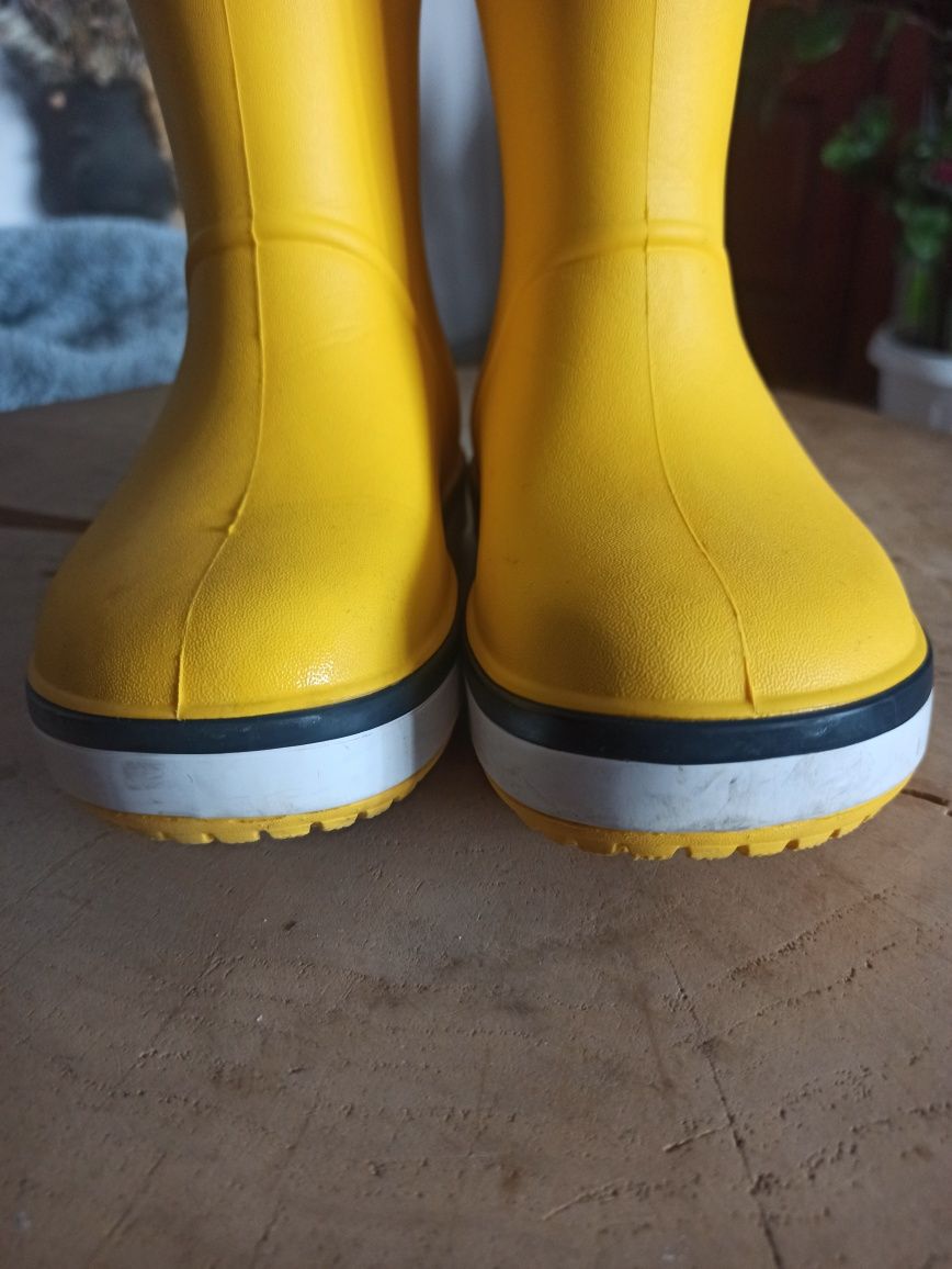 Жовті Crocs Крокси С11 чоботи від дощу