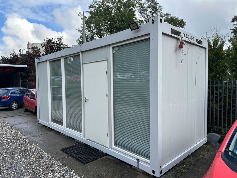Pawilon - kontener socjalny - biuro - sklep - magazyn - 6,2x2,4m