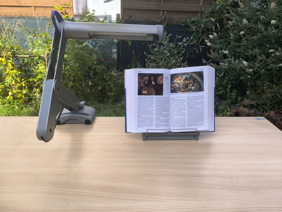 Biurko Moll z kontenerem, krzesłem ,szufladą,regulacją, lampą i podsta