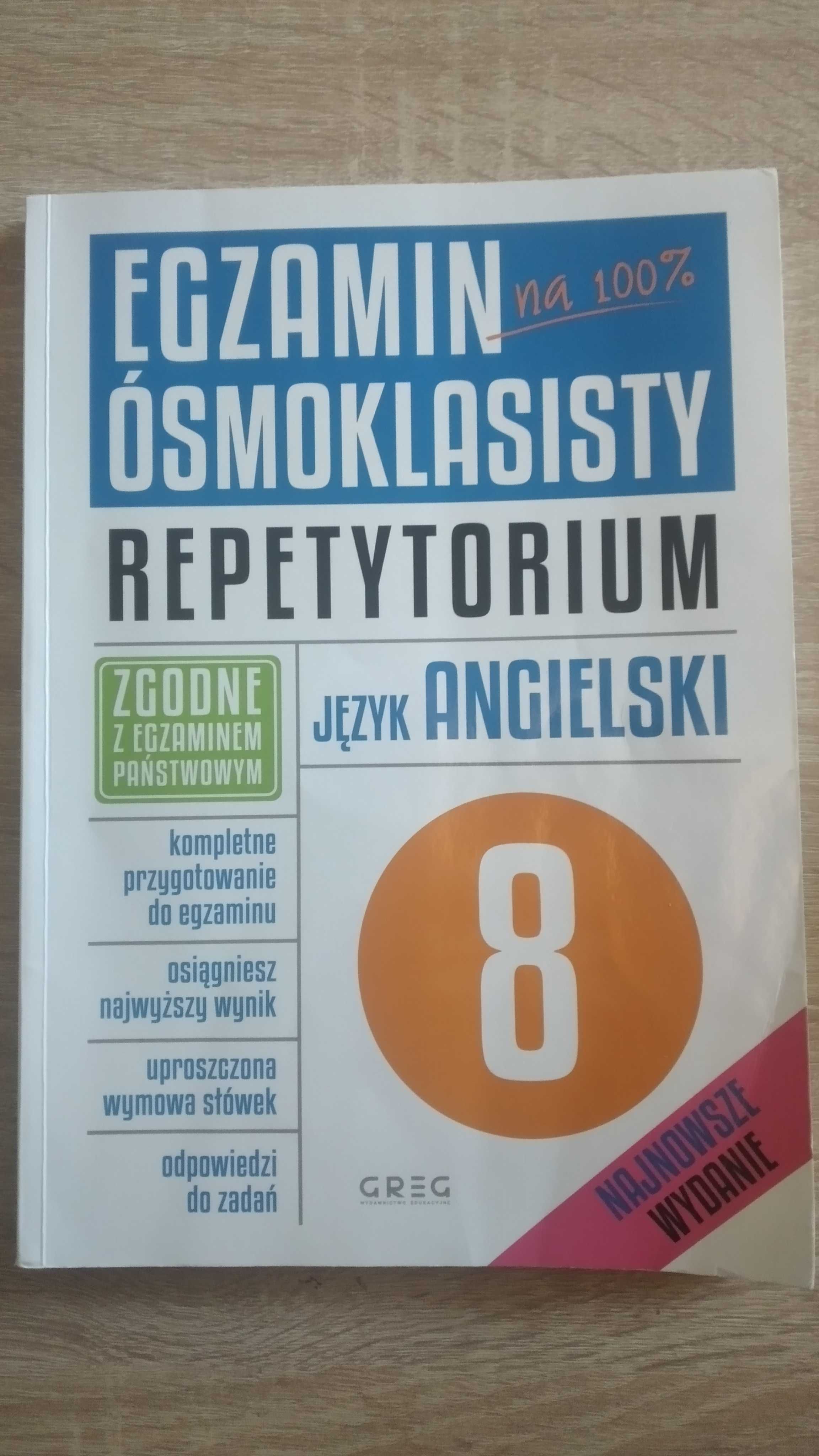 Repetytorium z języka angielskiego egzamin ósmoklasisty