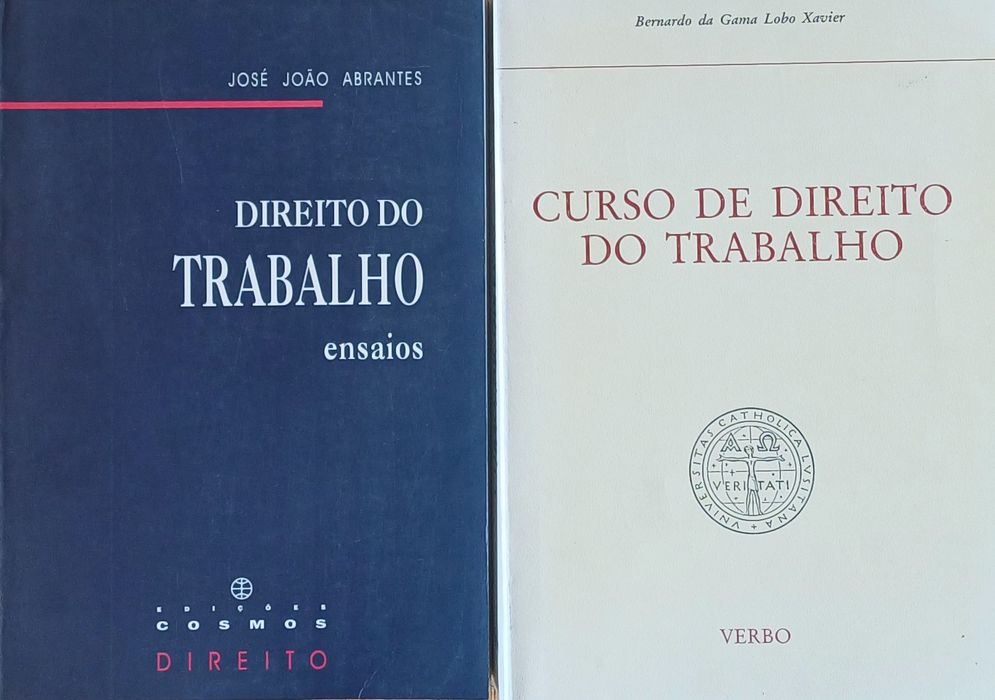 Direito de Trabalho 2 Livros Cada 15€