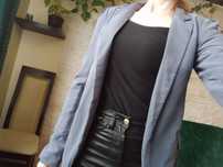 Żakiet marynarka H&M niebieska xxs 32 XS 34