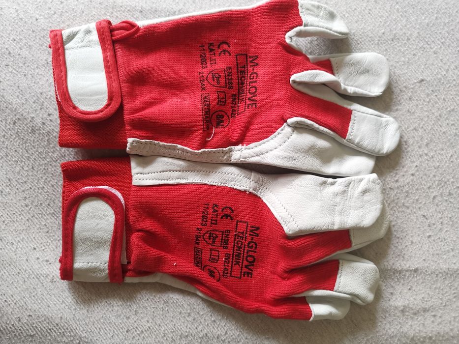 Rękawice skórzane monterskie SUPER CENA