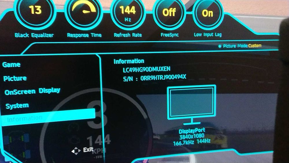 Samsung C49HG90 QLED 49" 144Hz Curved LED Gaming Monitor