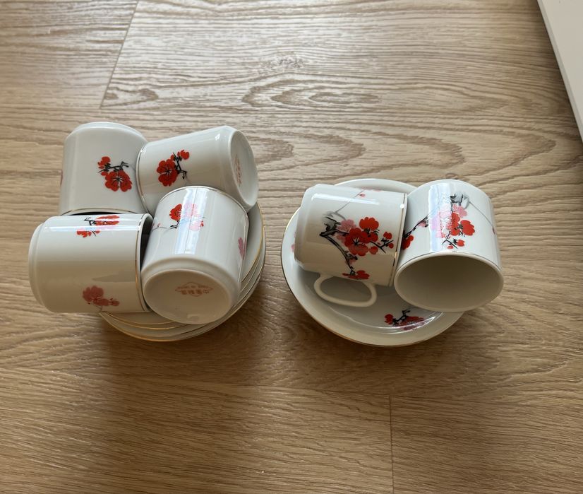 Conjunto 6 chavenas de café