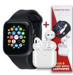 Zestaw SMART WATCH + SŁUCHAWKI douszne białe