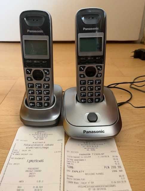 Sprzedam telefon stacjonarny Panasonic przenośny na gwarancji.