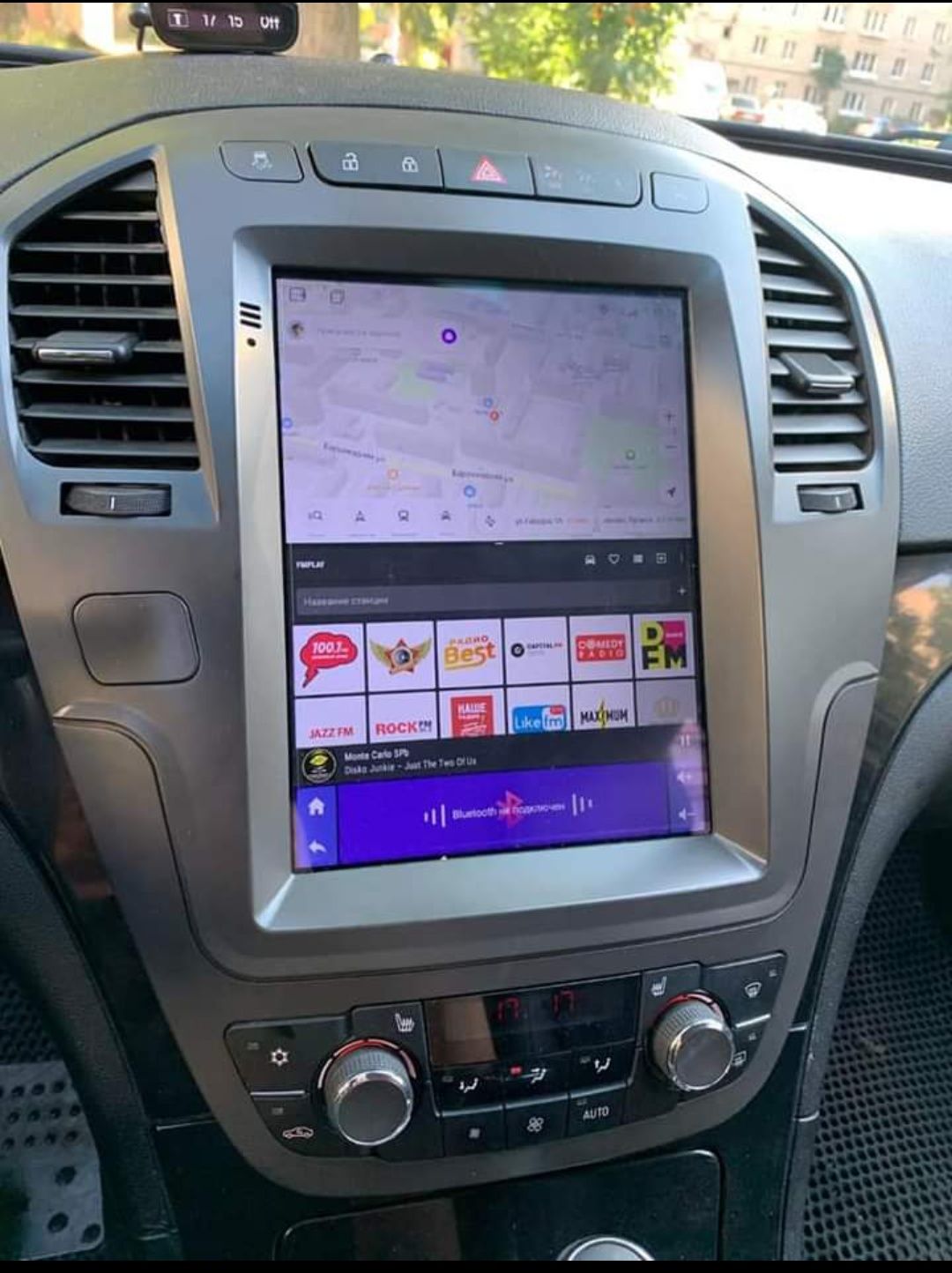 Rádio Android 12 com GPS Opel Insignia Tipo Tesla (Novo)