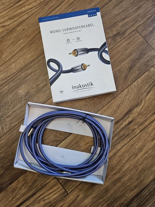 Сабвуферний кабель Inakustik Premium Mono Sub Cable 5m