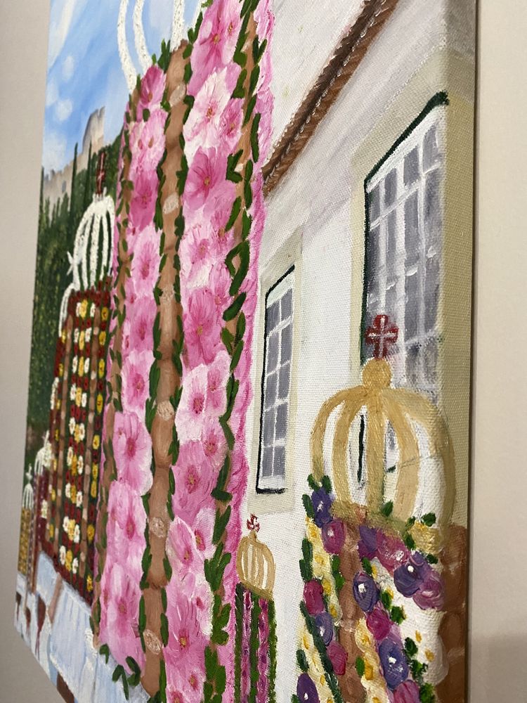 Quadro pintado à mão