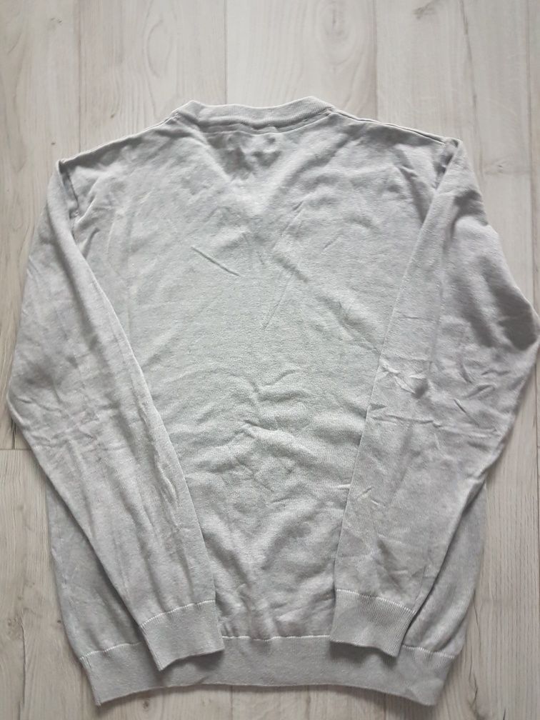 Sweter jak nowy U.S. Polo Assn. szary, r. XL